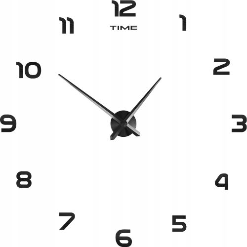 Zidni sat razno|INTERSIDE zidni satovi crni 130cm