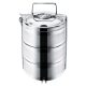 Termosica za večeru Orion Premium Line 3,3 l, srebrna