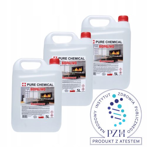 isti biološki etanol za biokamine, certifikat BIOETANOL 15 (3x5l)