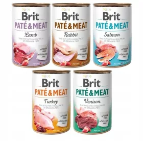  BRIT PATE&MEAT Puretina 400g PUREĆINA 5+1 GRATIS