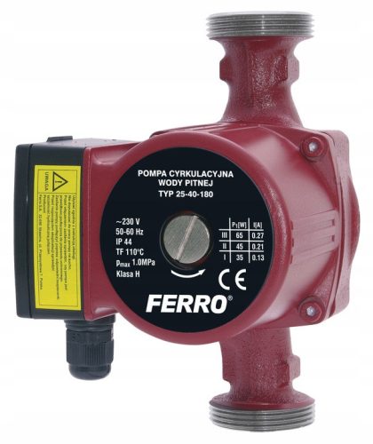 Cirkulacijska pumpa za pitku vodu Ferro Weberman 0201W