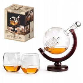  Stakleni bokal GLOBUS set za viski