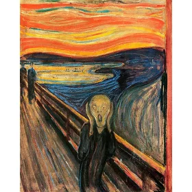   Reprodukcija Edvard Munch Vrisak 100x80 slika na platnu Arta Luea
