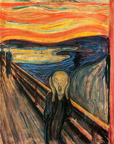 Reprodukcija Edvard Munch Vrisak 100x80 slika na platnu Arta Luea