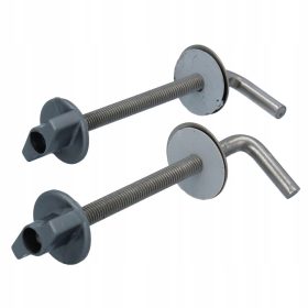 Montaža na sjedalo, metalni kutni nosači za WC sjedalo