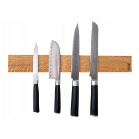 Drvena magnetna traka za noževe 45 cm