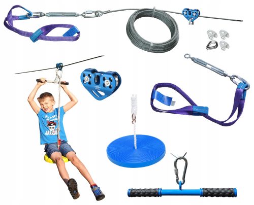 Zipline set za spuštanje 35m fi 8mm profesional
