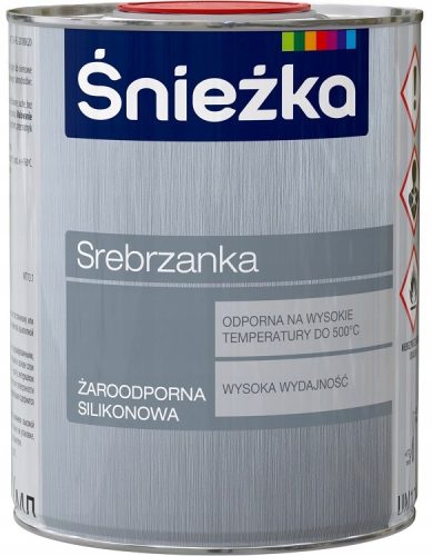 Srebrna otporna boja za metal