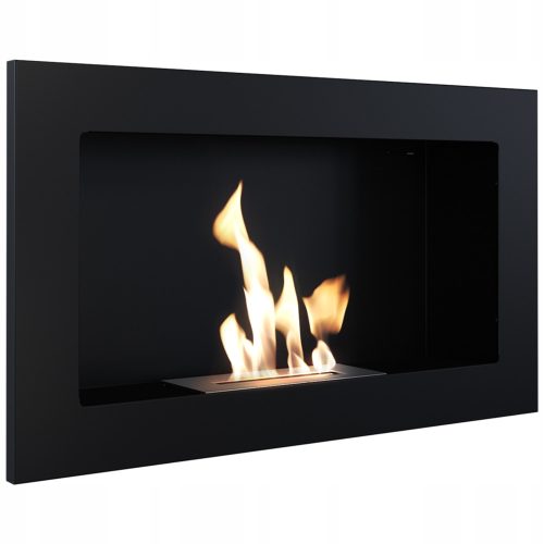 Viseći biokamin Golf 2 crni 620x360mm s regulacijom vatre