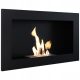 Viseći biokamin Golf 2 crni 620x360mm s regulacijom vatre