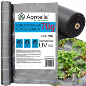   Agrotekstil - Agrotella tkanina za malčiranje (protiv korova) Agritella crna 160 x 10000 cm 70 g/m²