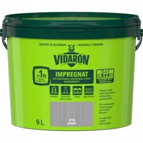 VIDARON Impregnat za vrt Siva R10 9L