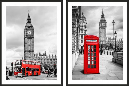 Plakati Big Ben u Londonu 50x70 diptih