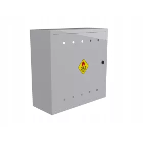 JD-MetalBox plinski ormar, sivi, 60x60x25 cm