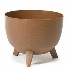  Lamela saksija 29 cm x 29 x 23 cm promjer 29 cm plastične nijanse smeđe i bež boje