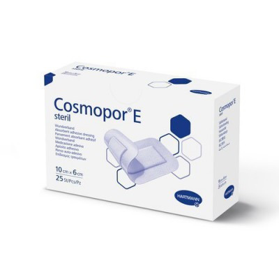 Opatrunak za sterilnu njegu rana COSMOPOR E 10x6cm - 25 komada