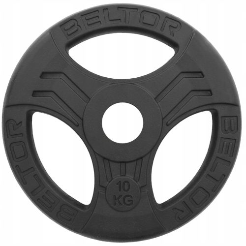 BELTOR PROFESIONALNO OBNARANJE OLIMPIJSKOG UTEGA OD LIVENOG ŽELJEZA FASTGRIP KORMILO 10KG 51.5MM