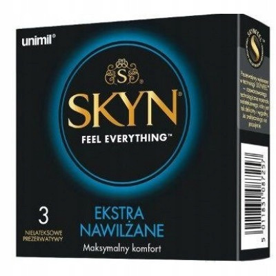 SKYN Ekstra Nawlačeni Kondomi bez Lateksa, 3 komada