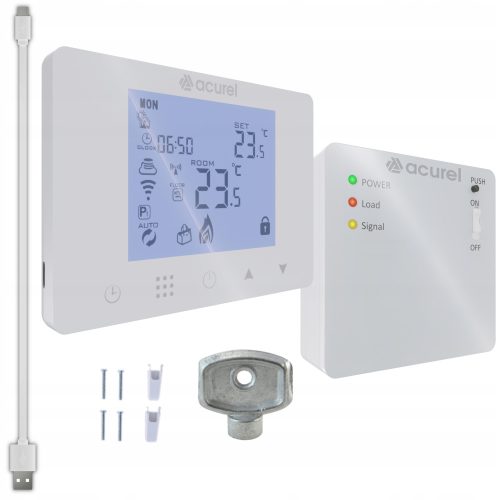 Acurel HY09RF (AD145) Bezprzewodni Termostat Regulator za Plinski Peć LCD