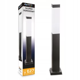 Lampa LED za vrt E27 Havana stojeća 45 cm crna (0623)