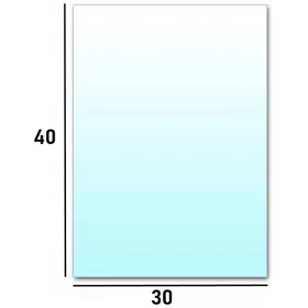 VELIKA DASKA ZA REZANJE OD KALJENOG STAKLA 40x30