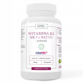  Witamina K2 vitaMK7 z Natto 200µg - Zdrave Kosti i Zubi, 120 kapsula