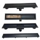 Estiva Just Line Black linearni odvod 80 cm