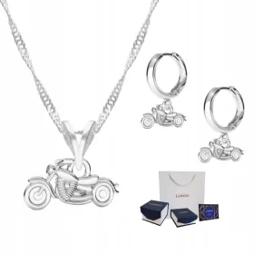 Set nakita Motocikl srebro 925