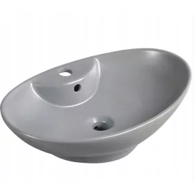 Keramika KR 139 GR Ovalni Nadgradni Umivaonik