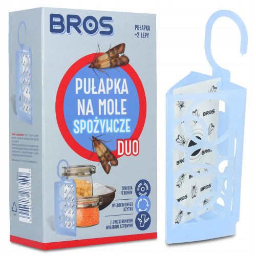 Zamka za moljce Bros DUO + 2 wkłady