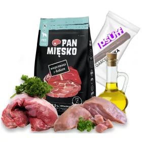    Hrana za pse Pan Meat, svinjetina sa veprovinom, crispy, XL, 20kg