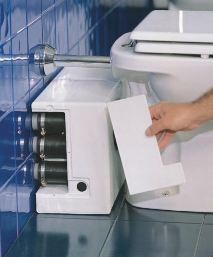 WC pumpa BORYSOWSKI, čvrsti mlin VOLIFT3S