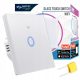LED Wlącznik Smart House Tuya Wi-Fi Touch Screen Crni