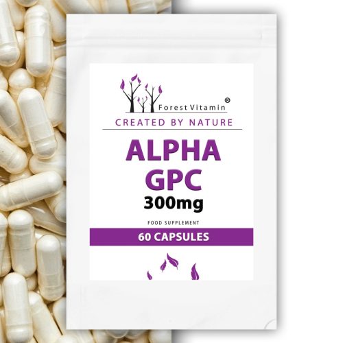 Forest Vitamin ALPHA GPC 300mg - 60 želatinskih kapsula za mentalnu sposobnost