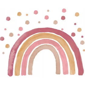 Zidne naljepnice za djecu Duga Ruža Akvarel