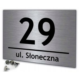 B&B kućni broj 30 x 20 cm