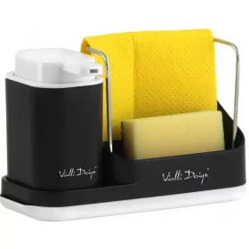 Kuhinjski Organizator Vialli Design Livio Duo 28296 Crni