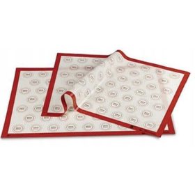 Silikonska podloga za macarons Pavoni 58x38 cm