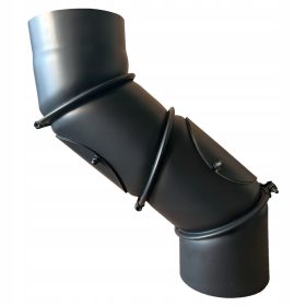   Art-Metal 4-segmentno podesivo koljeno 180 mm sa amortizerom, crno