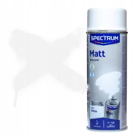   Bijela sprej boja 400 ml - Visokokvalitetna mat boja u spreju RAL 9010
