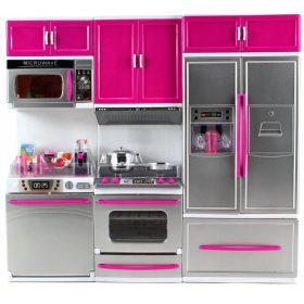 Veliki set kuhinjskih namještaja za lutke Barbie