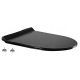 Mexen Black Duroplast Slim Toilet Seat - Lena, Rico, Sofia, Carmen Series