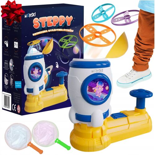 KOSMIČKA RAKETA za Leteće Diskove WEBSKI® | Zabavna Igračka za Djecu