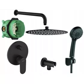 Hansgrohe Vernis Shape crna slavina za kadu i tuš