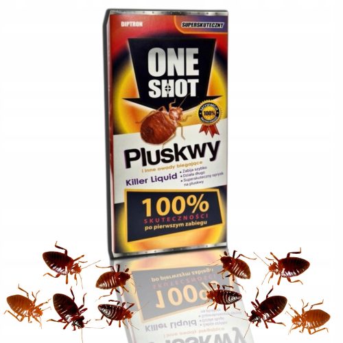  Tekućina protiv žohara, krpelja, komaraca, moljaca, mrava, muha, osa, pauka, buha, stjenica, srebrnih ribica One Shot 0,06 kg 50 ml