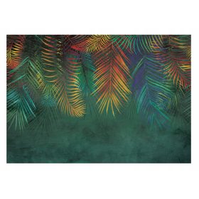 Zidna slika PALMINO LIŠĆE Imitacija betona 416x254