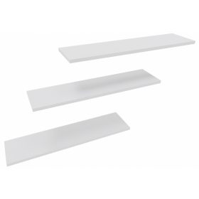   Pametna bijela polica za knjige za dnevni boravak, set od 3 police