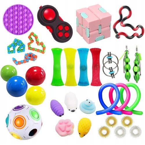 ZESTAW IGRAČAKA ZA STRES FIDGET TOYS BUBBLE