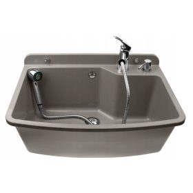 Sudoper Zelvo, polipropilen, nijanse sive