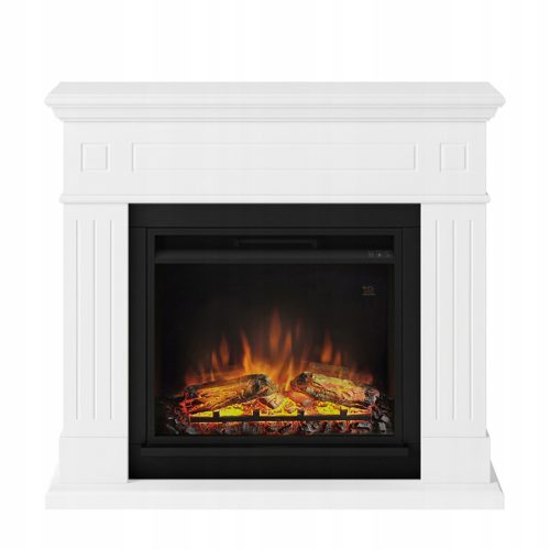 Samostojeći električni kamin s funkcijom grijanja - Bijeli 1500W 110 x 95 x 25 cm